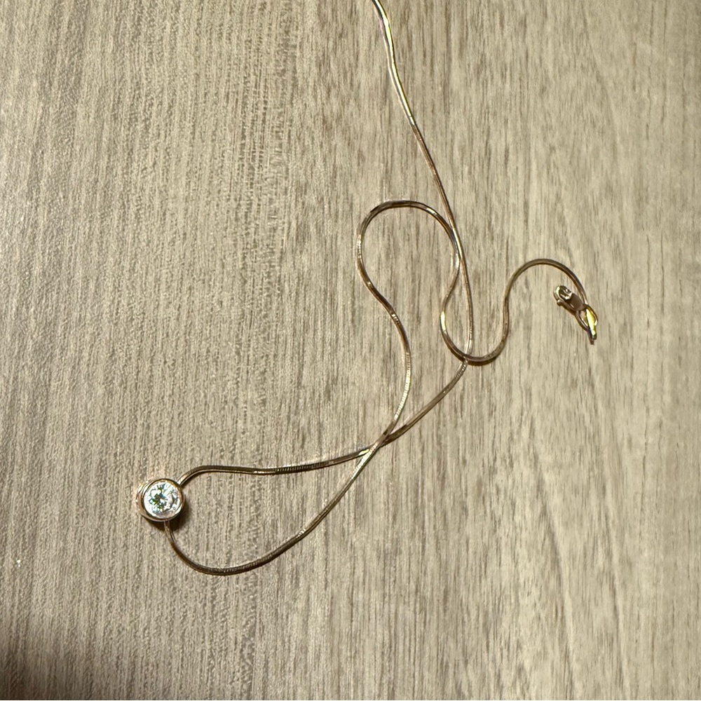 Gold-Tone, Silver 925 Women’s Pendant Necklace